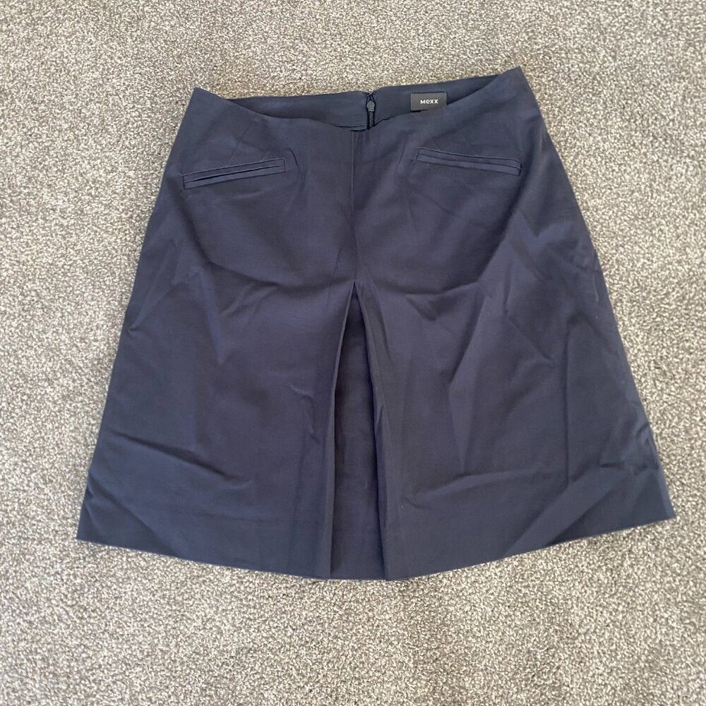 MEXX Dark Grey Office Work Uniform A-line Short Skirt ‎ Women's Size 6
